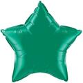Mayflower Distributing 20 in. Emerald Green Star Flat Foil Ballon 15262